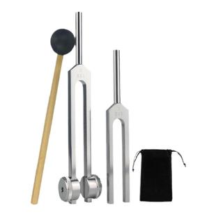 医用音叉听力检测128/256/512HZ铝质专业采耳耳震检查送锤和布袋