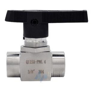 304/316不锈钢钢内丝球阀Q11SA仿美高压面板式G内螺纹直通仪表NPT