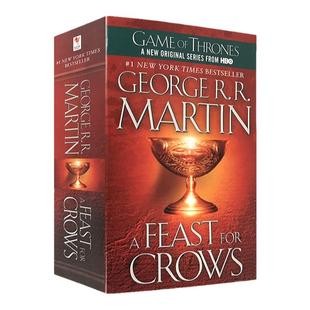 冰与火之歌4 群鸦的盛宴 英文原版小说 A Feast for Crows 全英文版 A Song of Ice and Fire 乔治马丁 HBO美剧原著 进口英语书籍