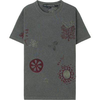 ANDERSSON BELL春夏女士刺绣棉质平纹布T恤