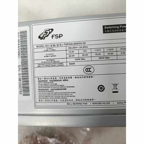 询价-FSP全汉FSP50060WSA5K工控电源成色可维修