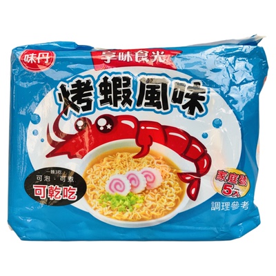 台湾味丹享味食光烤虾风味泡面