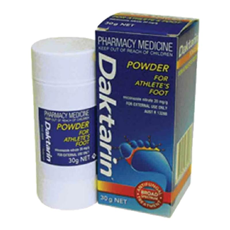 新西兰药房 DAKTARIN硝酸咪康唑脚气干燥粉30克达克宁真菌足癣