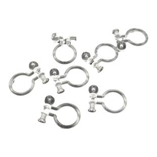 耳钉耳夹转换器 透明隐形 耳挂女无耳洞改无痛diy材料树脂塑料U型