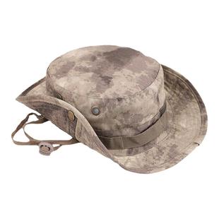 迷彩帽圆边帽夏季户外透气作战训练帽渔夫钓鱼防晒帽外军战术帽子