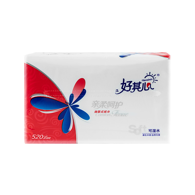 好其心可湿水原木抽纸