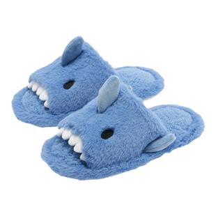 斑比儿童棉拖鞋室内居家男童保暖棉鞋小孩秋冬季防滑可爱卡通拖鞋