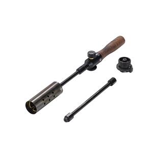 柯曼黑色大博士喷枪卡式罐扁气通用 加长点火器烧猪毛燃气喷火枪