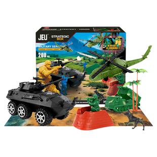 JEU旧义兵人大号军事模型玩具小兵塑料小士兵坦克儿童男生日礼物