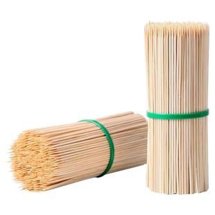 烧烤签子竹签一次性食品级加粗烤肠烤串淀粉肠炸串烤肉羊肉串签字