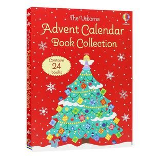 Usborne 圣诞倒数日历24册节日礼品故事书英文原版绘本尤斯伯恩 Advent Calendar Book Collection儿童启蒙节日绘本圣诞节主题
