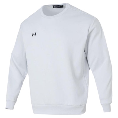 安德玛男士加绒卫衣官方正品套头衫2025圆领休闲运动长袖24600305