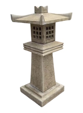 仿古日式庭院石雕灯笼可定制
