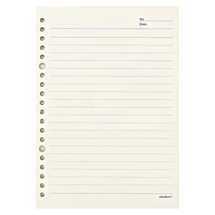 道林纸厚活页纸b5 a5活页本替芯 26孔空白内页芯a4简约笔记本作文替换四线三格横线小方格错题英语网格80克