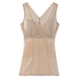 夏季超薄塑身衣上半身免穿文胸收腹束腰收肚子薄款美体束身背心女