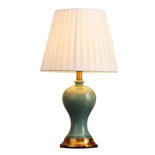 简约现代ins风陶瓷台灯卧室床头灯浪漫温馨创意灯客厅书房小台灯