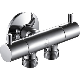 潜水艇官方黄铜一进二出三出双控出水分水器阀门正品三通三角阀门