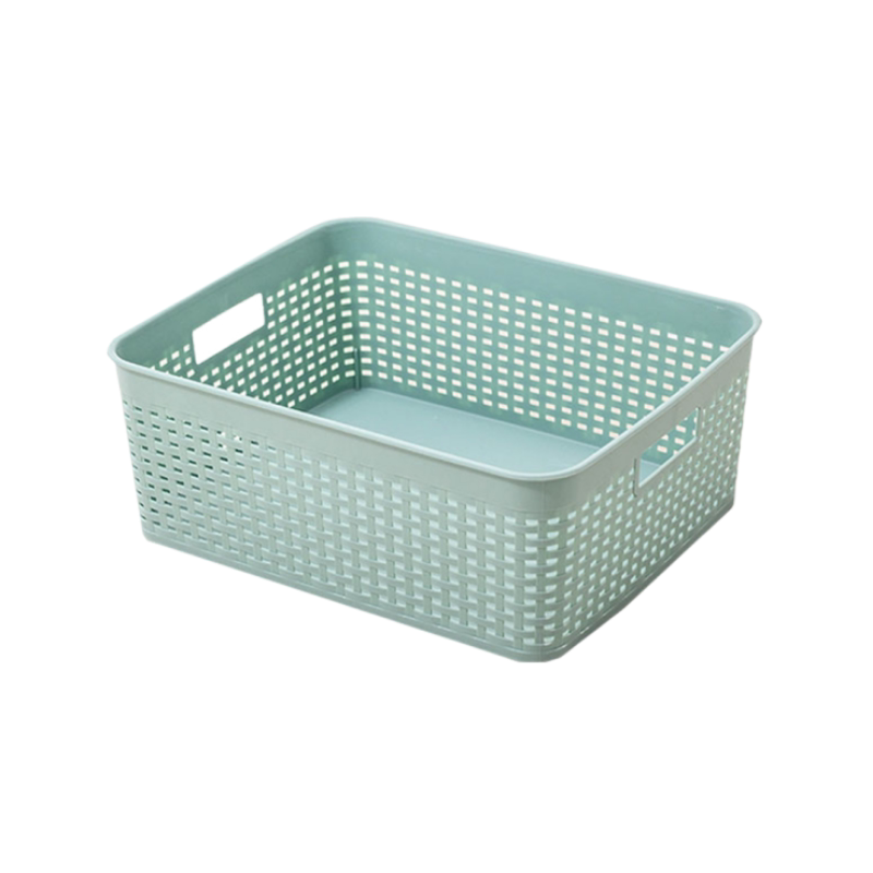多规格收纳筐家用加厚收纳筐浴室厨房零食文具书本整理收纳篮