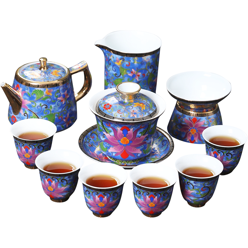 元青盖碗茶具套装MULTIPOTENT
