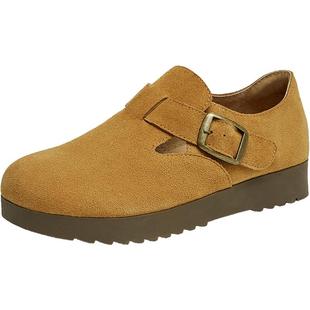 天美意2025新款商场同款纯色百搭复古半拖鞋女勃肯鞋BJ551AM5