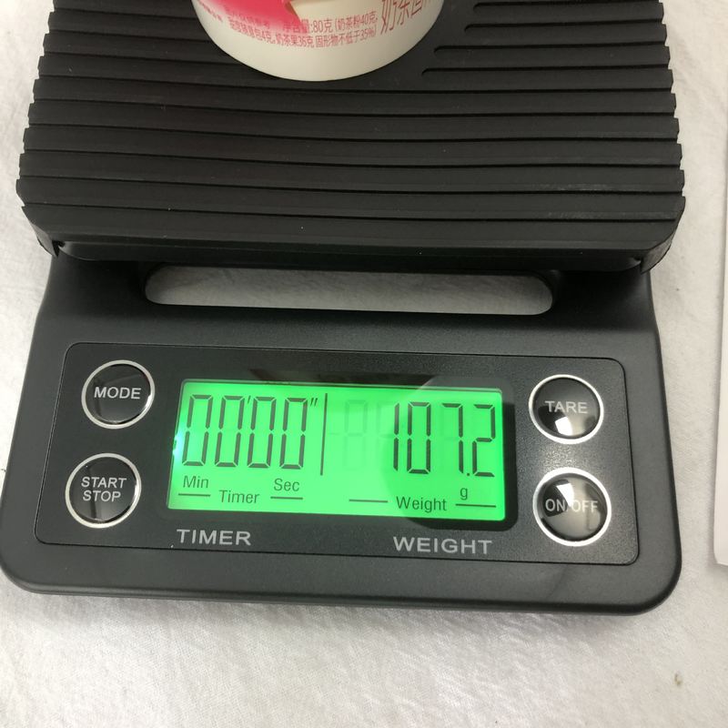 21手冲多功能咖啡称3kg带计时精准秤秤秤垫厨房隔热电子秤咖啡烘