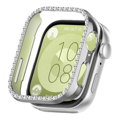 适用小米8pro手环9pro新款镶钻PC钢化一体保护壳运动智能手表8pro屏幕保护小香风保护套防刮耐磨