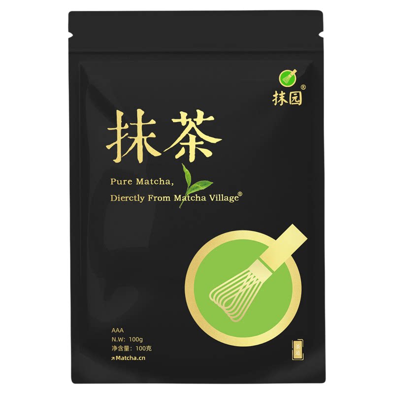 一级抹园AAA纯抹茶粉100g冲饮