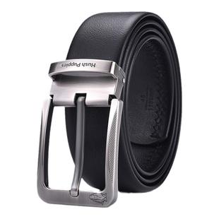 暇步士皮带男简约针扣款真皮腰带男士头层牛皮休闲裤腰带商务休闲