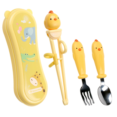 goryeobaby儿童筷子吃饭训练叉勺