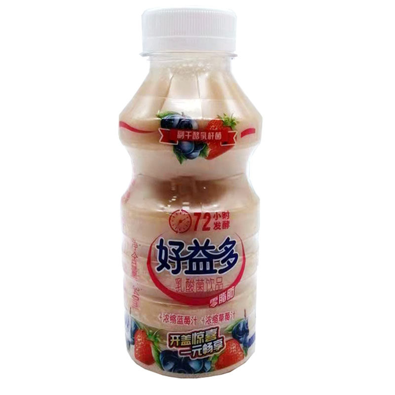 好益多蓝草味乳酸菌饮品零脂肪