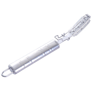 刮猪肉毛刀不锈钢猪蹄脚剃毛工具刀片可替换猪脚脸牛羊毛去除刨子