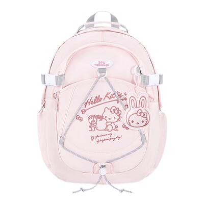 hellokitty联名学生书包粉色背包