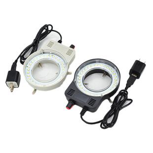 PDOK显微镜环形光源工业相机CCD视觉手机维修数码体式补光灯照明磨砂灯罩光线均匀亮度可调大功率底光源OK65