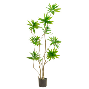 仿真高档花百合竹轻奢绿植仿生植物客厅电视柜落地装饰假盆栽摆件