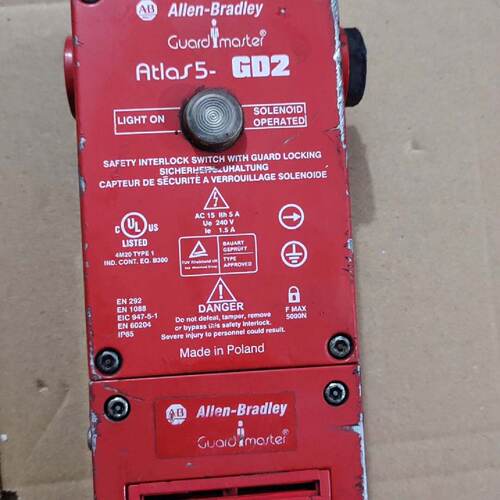 溢价-Allen-Bradley Atlas5-GD2安全锁开关