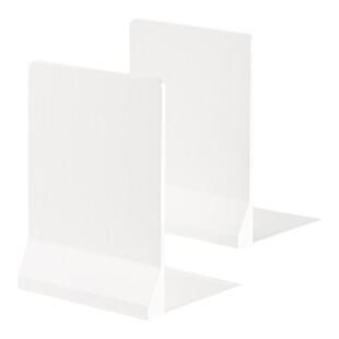 得力折叠书立书立架桌面书架书桌收纳便携书立加厚可折叠固定书本书挡板桌上放书支撑托杆学生书桌收纳书立