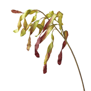 仿真无刺金合欢花荚果客厅餐桌绿植插花高档假花扁豆婚礼装饰道具