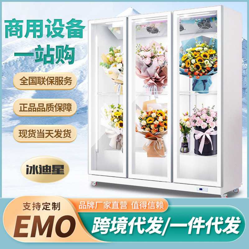 冷藏展示柜冰柜保鲜饮料啤酒单双三开门超市水果玻璃立式商用冰箱