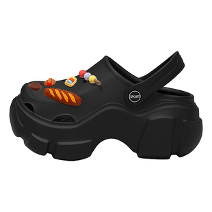 足弓支撑洞洞鞋女款夏季外穿2026新款厚底防滑耐磨增高eva凉拖鞋