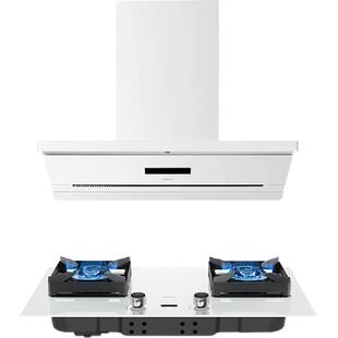 老板盐系G2顶侧一体大吸力油烟机家用燃气灶套装官方旗舰店正品