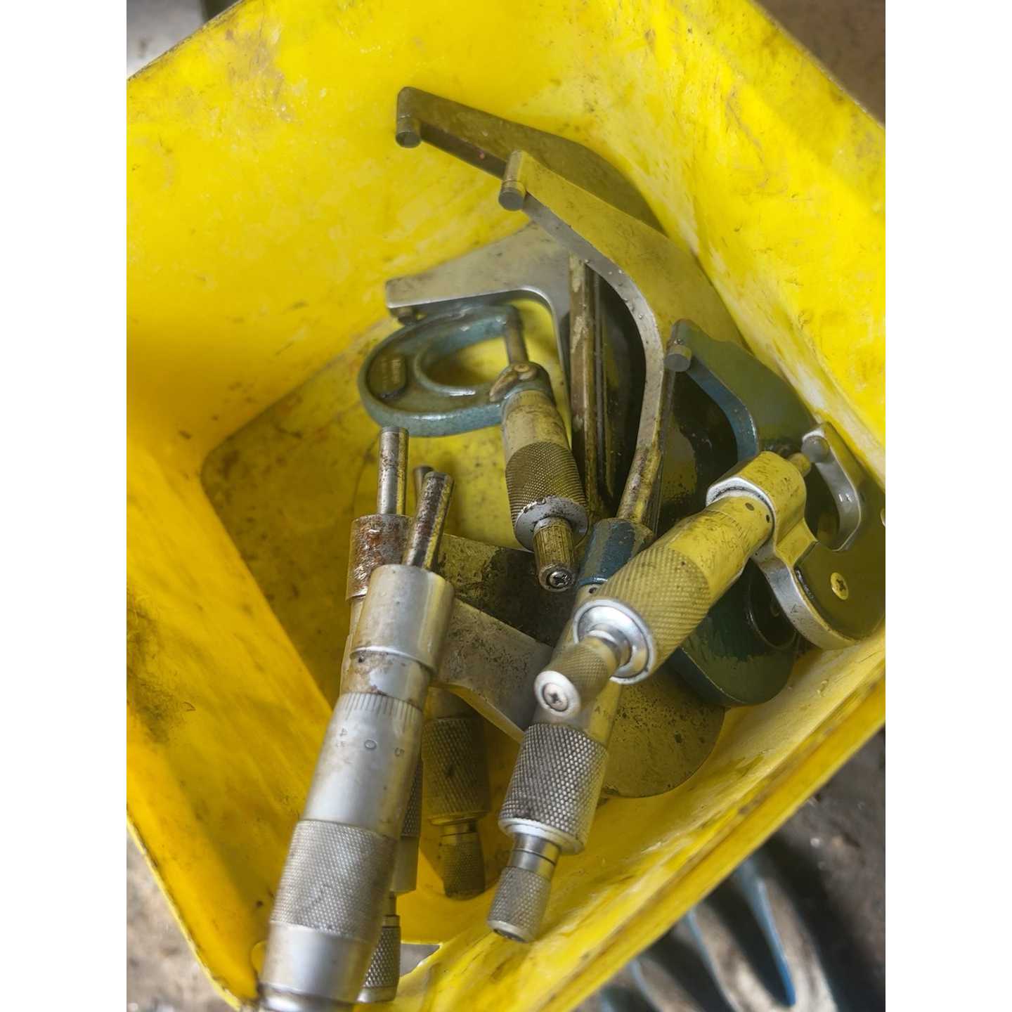 【议价-可维修】6把千分尺 工业件 一般 有点 具体尺寸不全 /二手