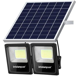 新款太阳能户外灯家用庭院花园室外露台壁灯农村一拖二双头照明灯