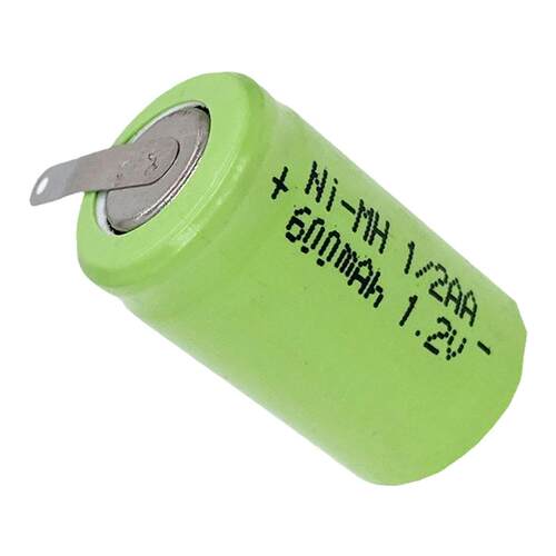 适用刮胡剃须刀电池NI MH1/2AA600mAh 1.2V通用更换配件超人14X24