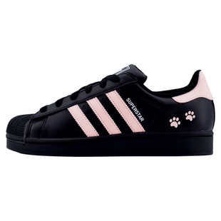 【定制球鞋】adidas originals Superstar2 可爱猫爪 贝壳头板鞋