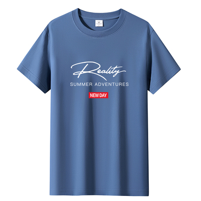 NASA夏季青年印花纯棉短袖T恤潮