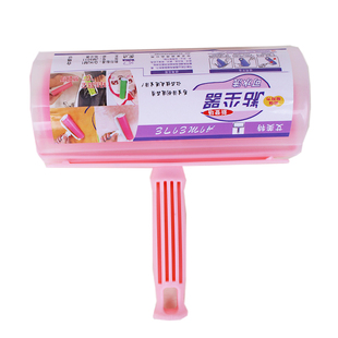 可水洗粘毛器粘毛滚筒粘尘纸滚刷衣服除尘器非衣物沾毛刷神器斜撕