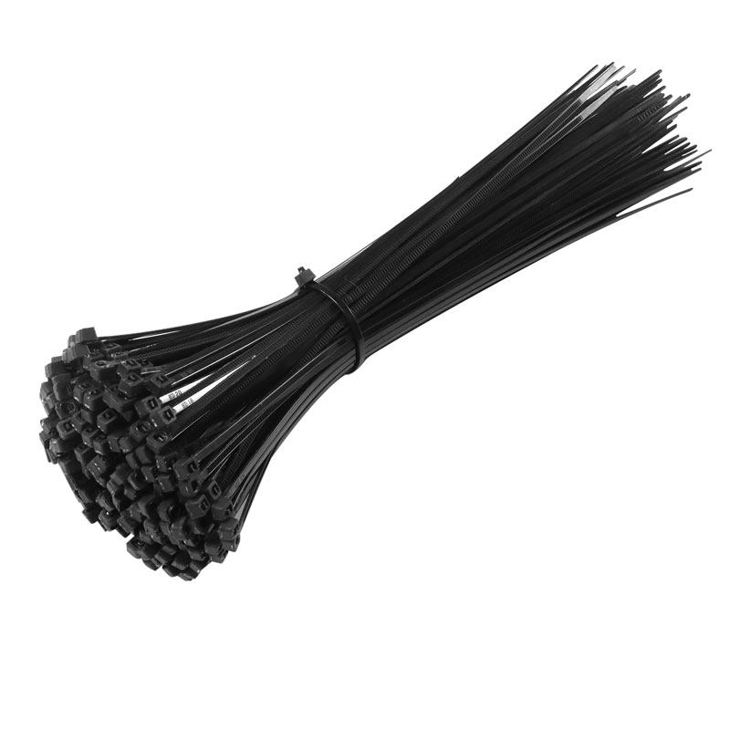 扎带尼龙塑料拉紧器固定座捆绑带勒死狗大号小园艺电线黑白色50条