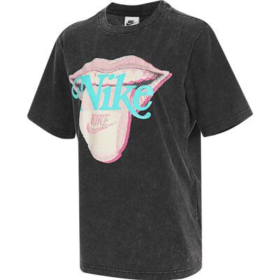 NIKE耐克女子TEE ESSNTL GCEL透气舒适短袖运动T恤HM4594-010