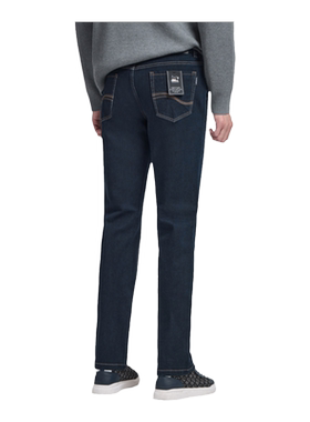 金利来保暖气凝胶牛仔裤男士