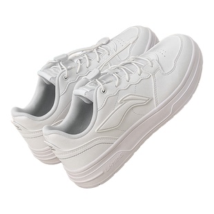 李宁童鞋男童板鞋儿童小白鞋2026春季新款男女大童百搭白色运动鞋